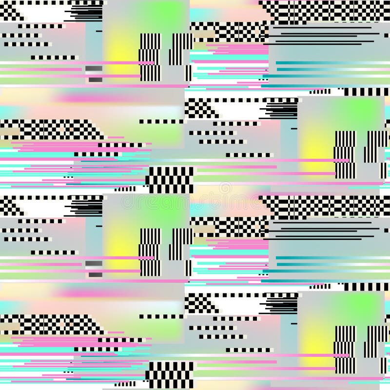 Art sans couture de modèle de problème Effet abstrait de bruit de pixel de Digital illustration de vecteur Art sans couture de modèle de problème Effet abstrait de bruit de pixel de Digital illustration de vecteur