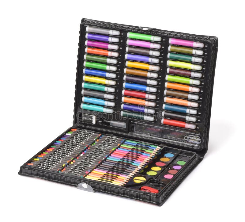 Art Set , 150 Piece Kids Coloring Set With Pencils, Paints, Crayons And  More,blue