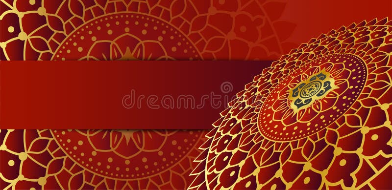 Art of Traditional Indian Geometric. Luxury Mandala Graphic Background. Red  Black Ornamental on Shadow Transparency Stock Vector - Illustration of  ethnic, elegant: 227545116