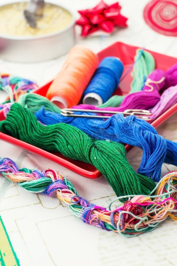 Art of Weaving and Embroidering Stock Photo Image of satiny, fashion