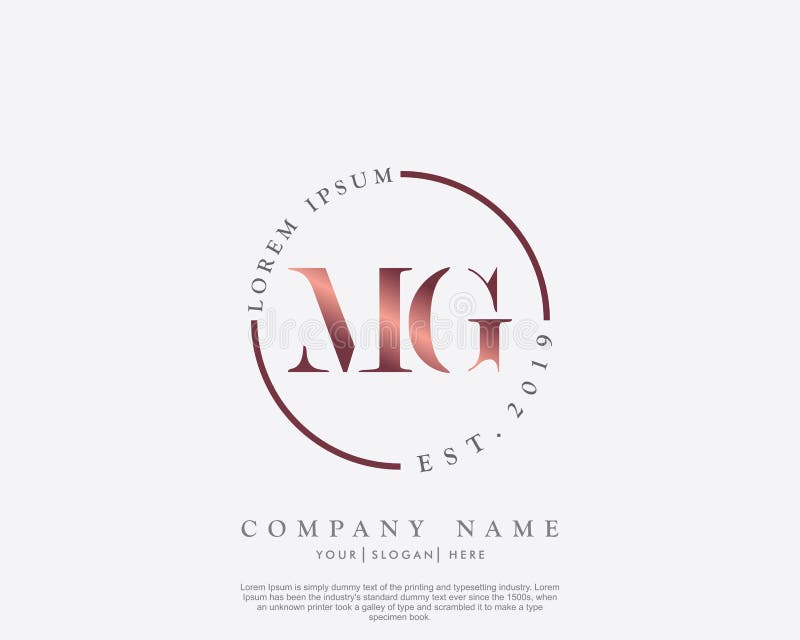 Letter Mg Logo Design Creative Stock Illustrations – 1,005 Letter Mg Logo  Design Creative Stock Illustrations, Vectors & Clipart - Dreamstime