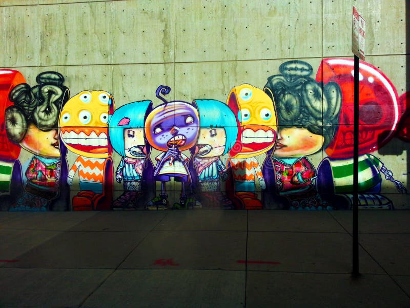Arte da rua em Denver do centro imagens de stock Arte da rua em Denver do centro imagens de stock