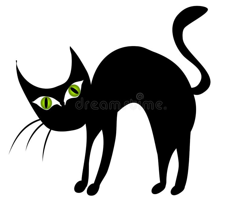 Cara Do Gato Dos Desenhos Animados Ilustração do Vetor - Ilustração de  louco, enorme: 32981691