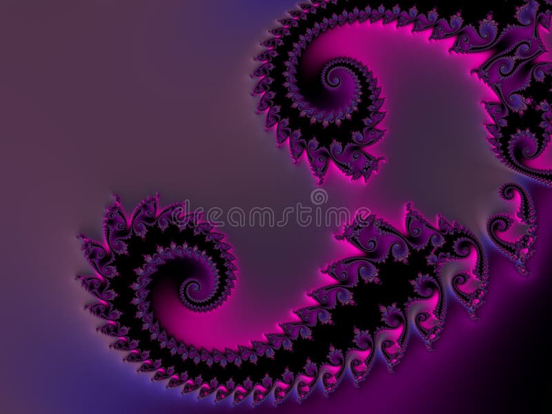 Arte De Pintura En Espiral Fractal En Colores Reflectantes Metálicos  Oscuros. Arte Digital Generado. Stock de ilustración - Ilustración de fondo,  reflejo: 210408368