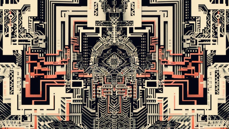Arte digital abstracto con un código qr rodeado de colores vivos. aig53f. Arte digital abstracto con un código qr rodeado de patrones geométricos de colores vivos. concepto de tecnología digital y datos. diseño para la impresión de carteles. imagen digital. generado por ai.