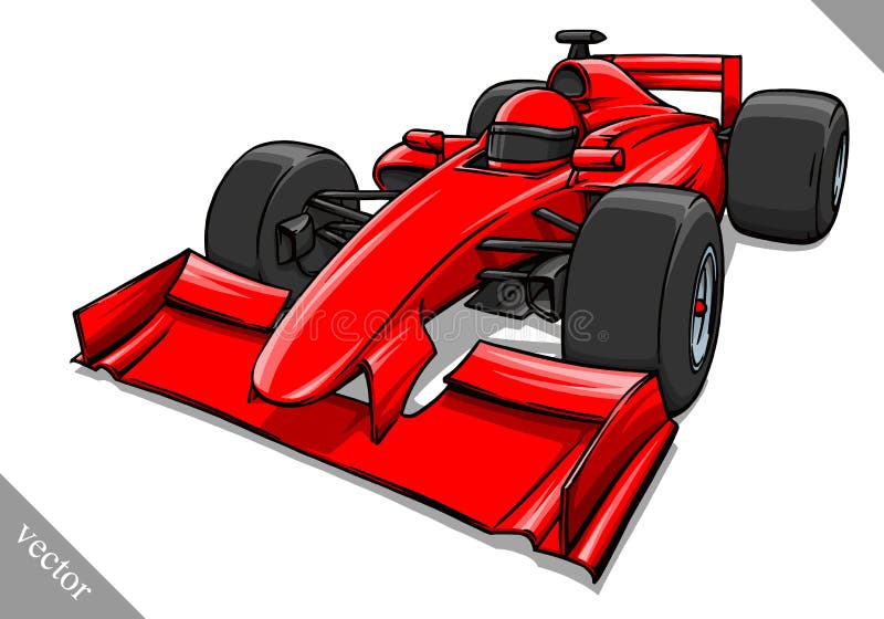 Mascote De Carro De Corrida De Fórmula Sorridente De Desenho Animado  Ilustração do Vetor - Ilustração de campeonato, pequeno: 235213202