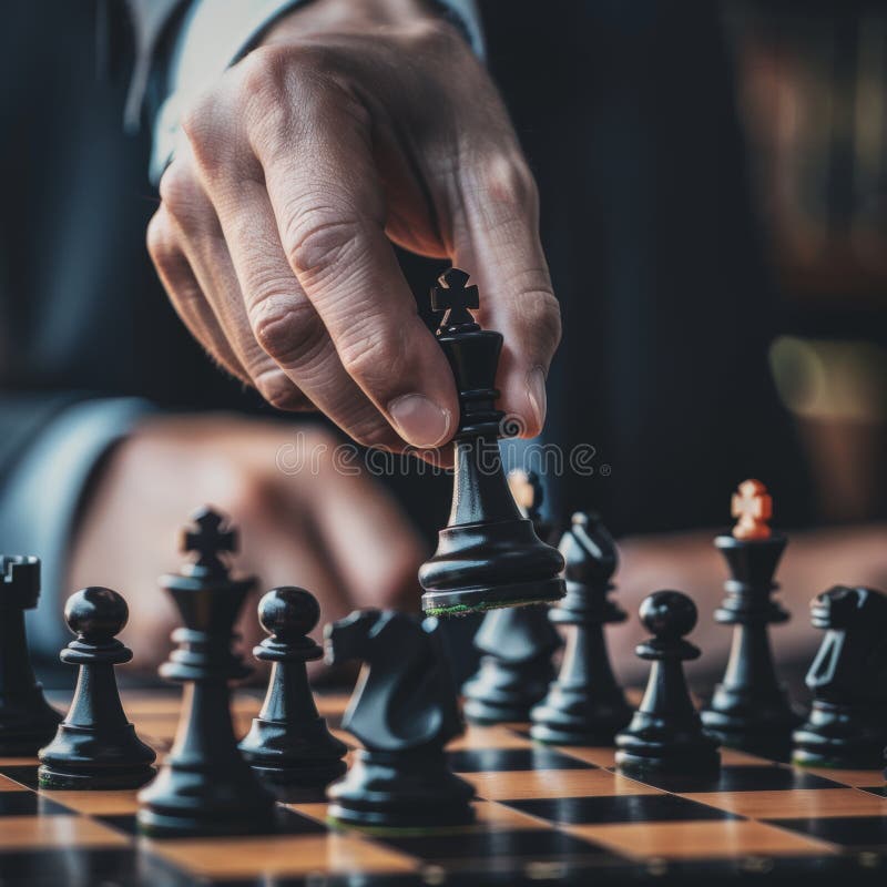 Arte strategica : Liberare il potere degli scacchi per il successo royalty illustrazione gratis