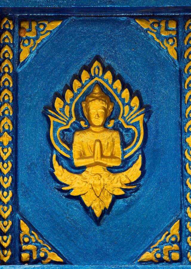 Arte tailandese in tempiale fotografie stock libere da diritti