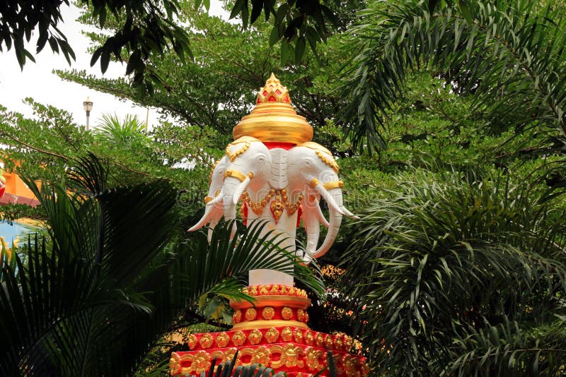 Arte thailandese nel tempio immagine stock libera da diritti