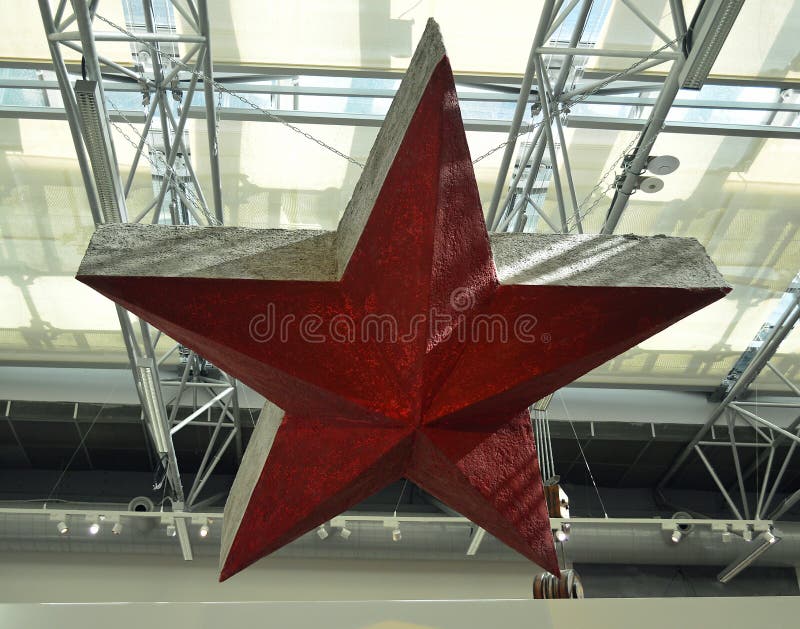 Artefactos comunistas - estrella roja soviética - museo Praga