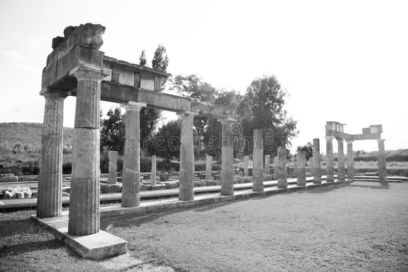 Artemis temple at Athens Greece, Artemida Temple. Artemis temple at Athens Greece, Artemida Temple
