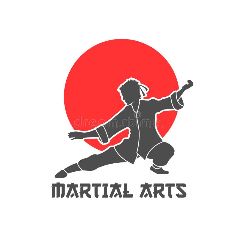 Artes marciais Logo Illustration