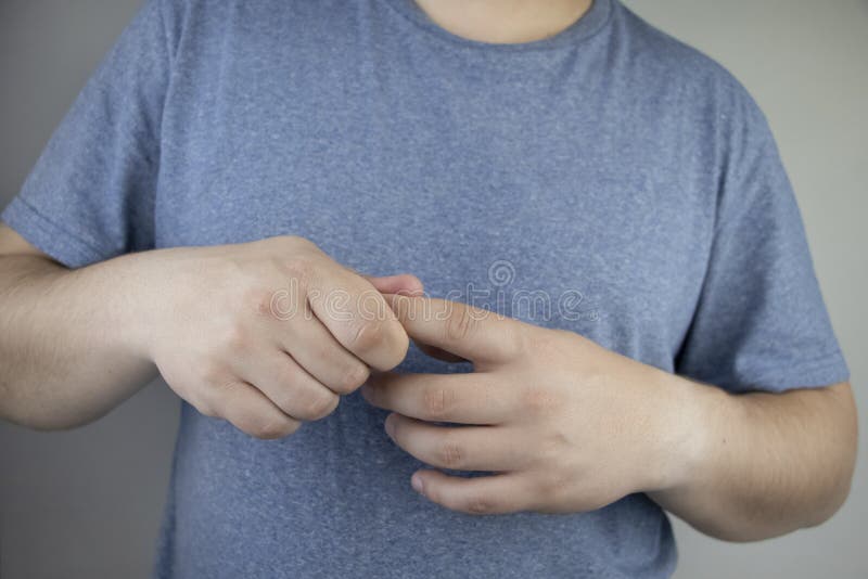 A Man Grows Fingers that Hurt and Pull. Arthritis or Arthrosis of the
