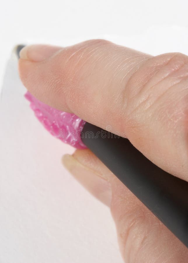 Arthritis in knuckles stock photo. Image of paper, write 21485610