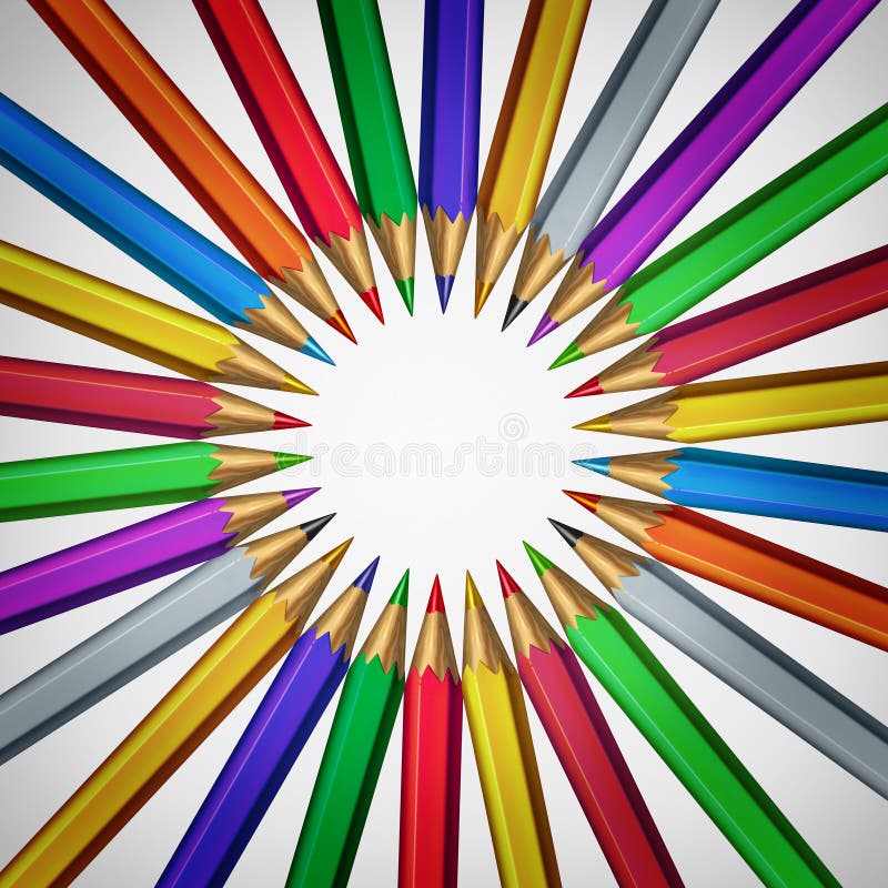 Design Centrale di Arti e Mestieri illustrazione vettoriale