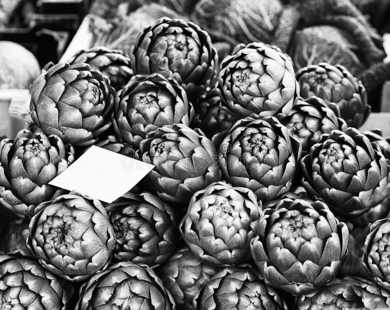 Artichokes at Street Market Stock Photo Image of cooking, nature