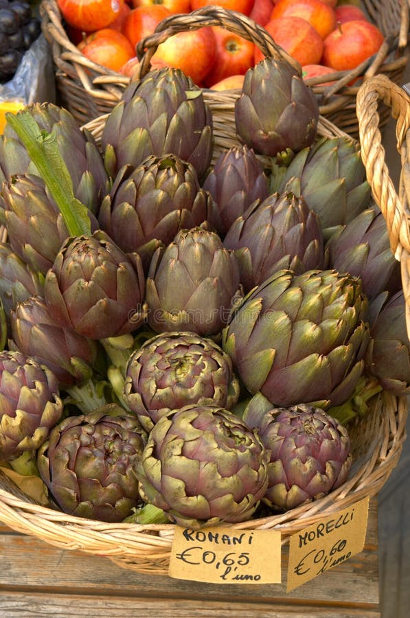 Artichokes and tomatoes, Italy