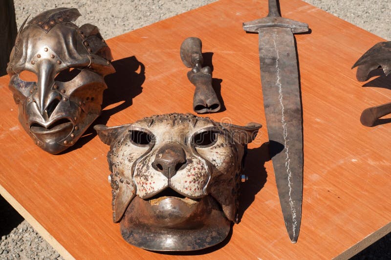 Armatura del gladiatore fotografia stock
