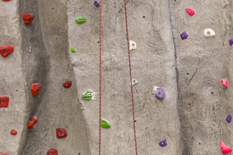 Artificial climbing wall 1 stock photo. Image of artifacts 110834412