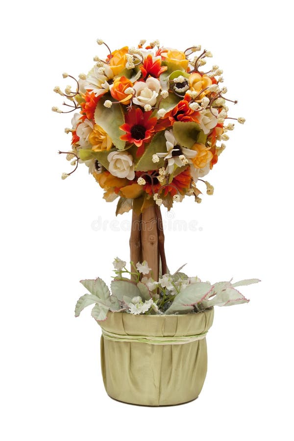 Artificial flower tree stock image. Image of trees, flowers 18522533
