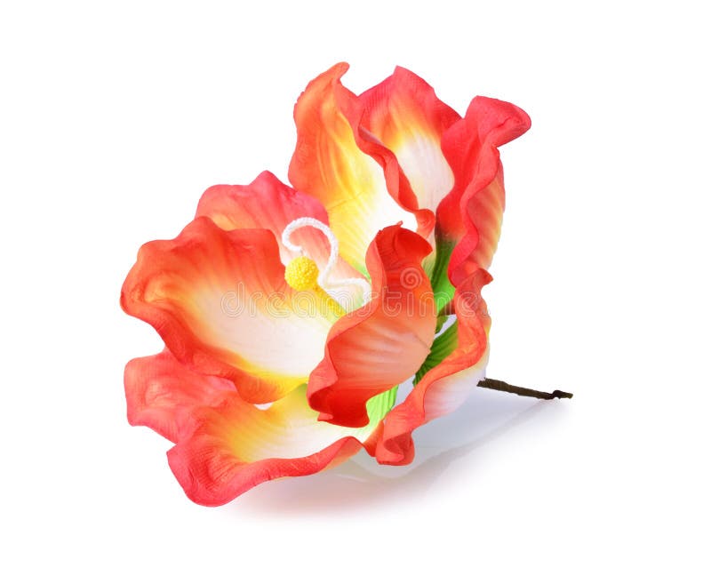 Artificial Hibiscus Flowers Stock Image Image of beautiful, close