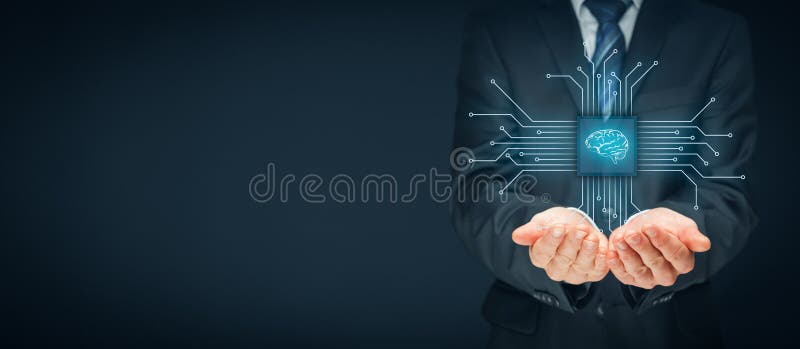 Artificial intelligence AI stock photo
