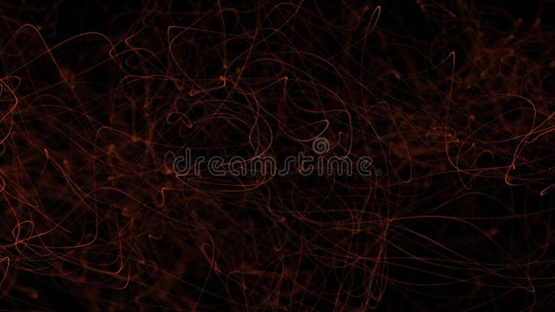 Artificial intelligence concept endless animation. Screensaver. stock illustration