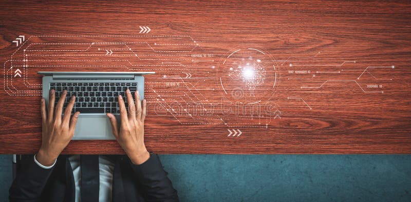 AI artificial intelligence with digital brain and connected data circuit. AI core processes data, AI core drives intelligence, enables connection, and AI core powers smart digital systems. Vouch. Code assistant stock images, royalty-free photos and pictures