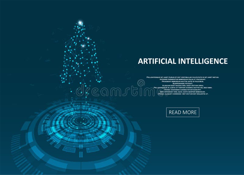 Artificial Intelligence illustration vector illustration