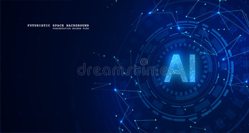 Artificial Intelligence illustration royalty free illustration