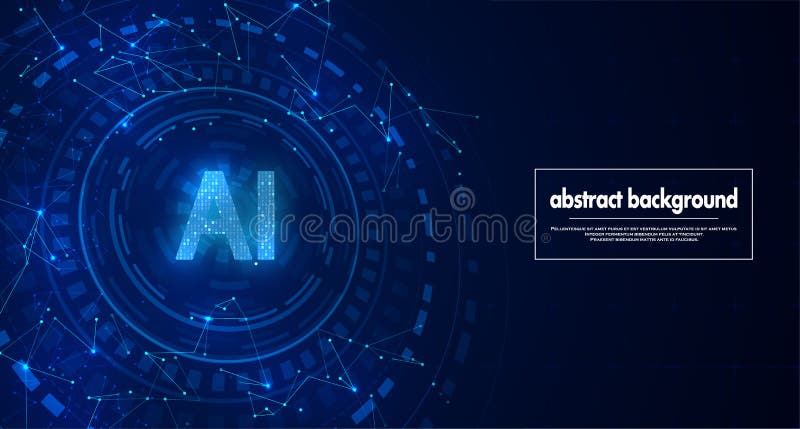 Artificial Intelligence illustration stock illustration
