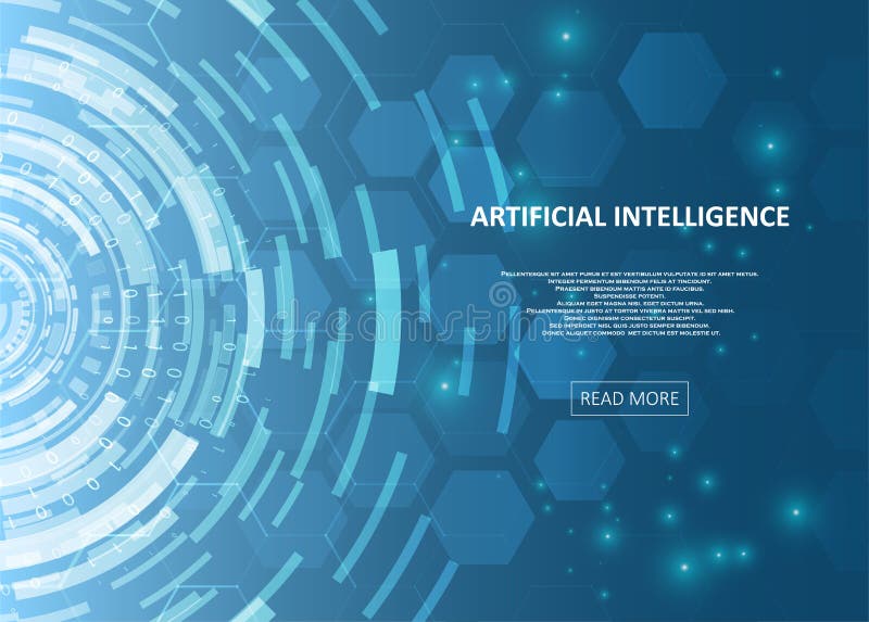 Artificial Intelligence illustration stock illustration