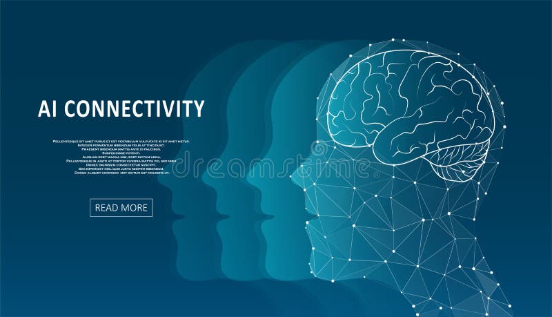 Artificial Intelligence illustration royalty free illustration