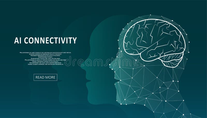 Artificial Intelligence illustration royalty free illustration