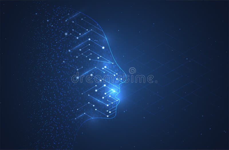 Artificial Intelligence illustration vector illustration