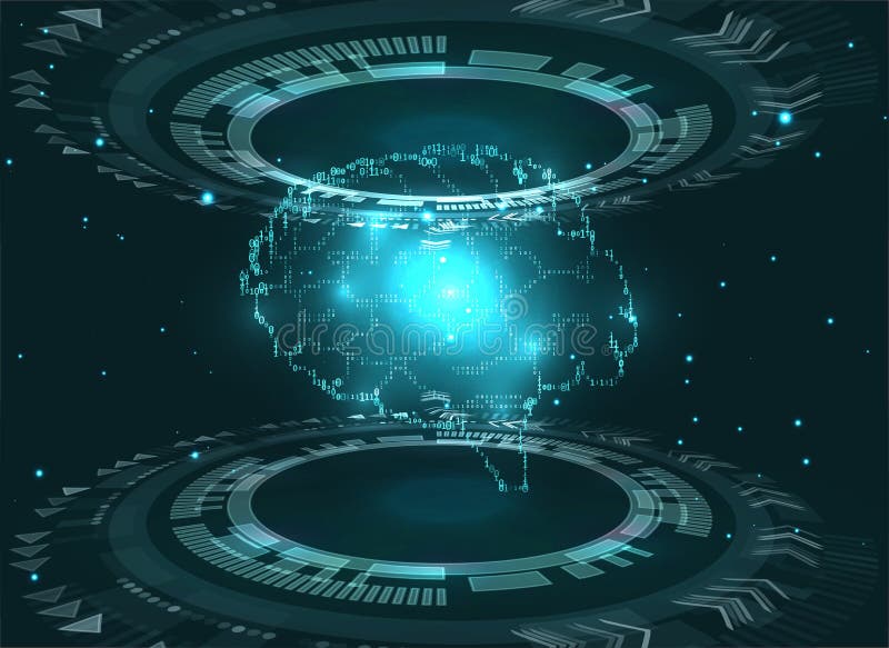 Artificial Intelligence illustration royalty free illustration
