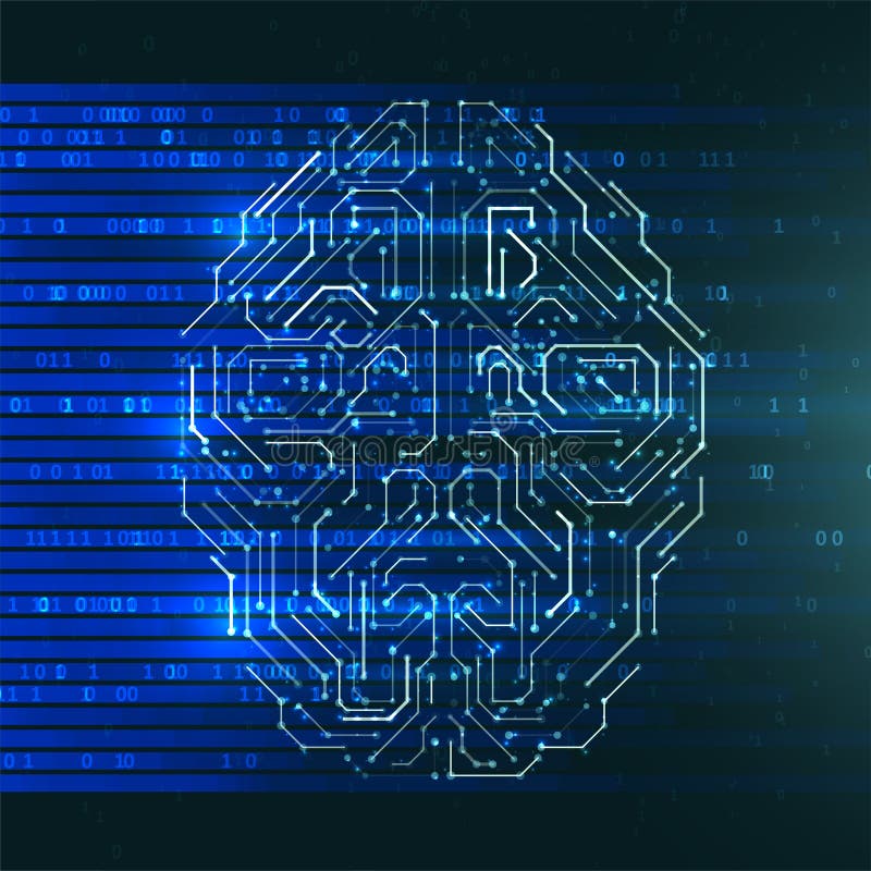 Artificial Intelligence illustration vector illustration