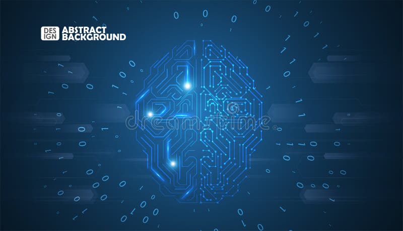 Artificial Intelligence illustration royalty free illustration