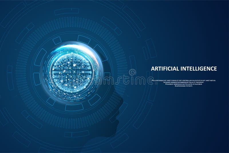 Artificial Intelligence illustration stock illustration