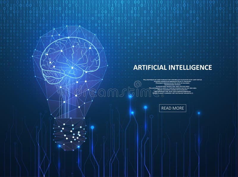 Artificial Intelligence illustration stock illustration