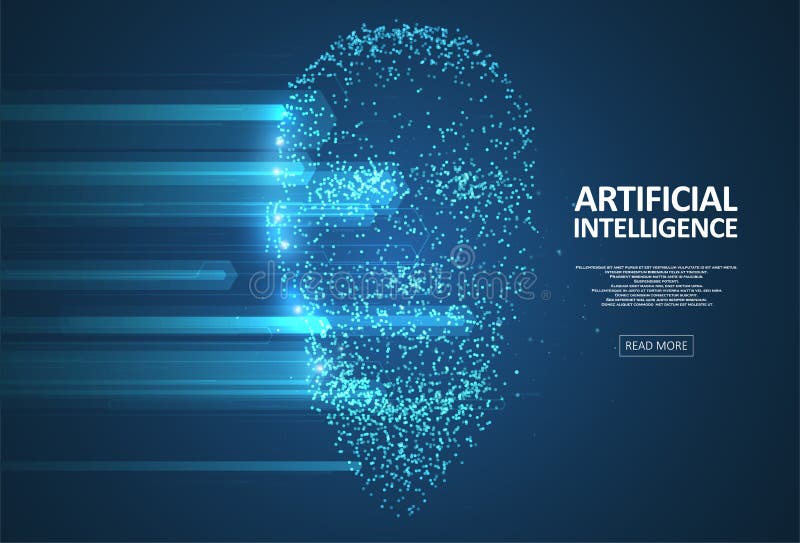 Artificial Intelligence illustration royalty free illustration