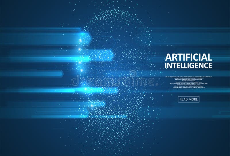 Artificial Intelligence illustration vector illustration