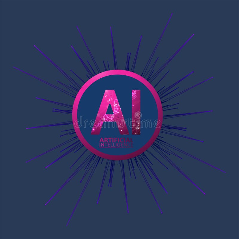 Artificial intelligence illustration vector illustration
