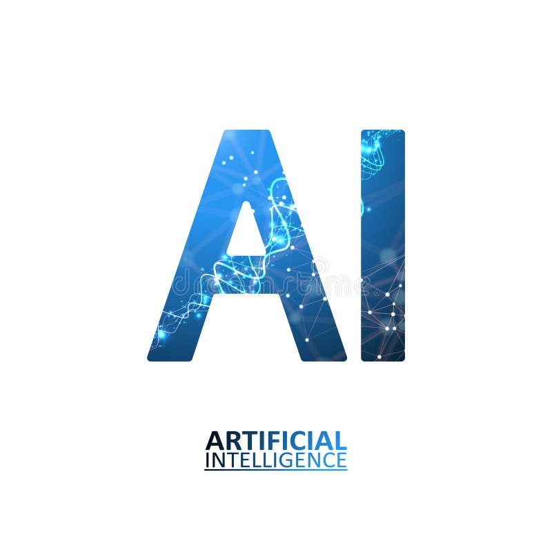 Artificial intelligence illustration vector illustration