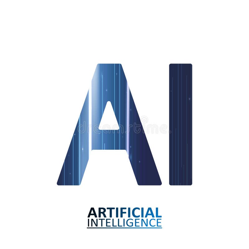 Artificial intelligence illustration vector illustration