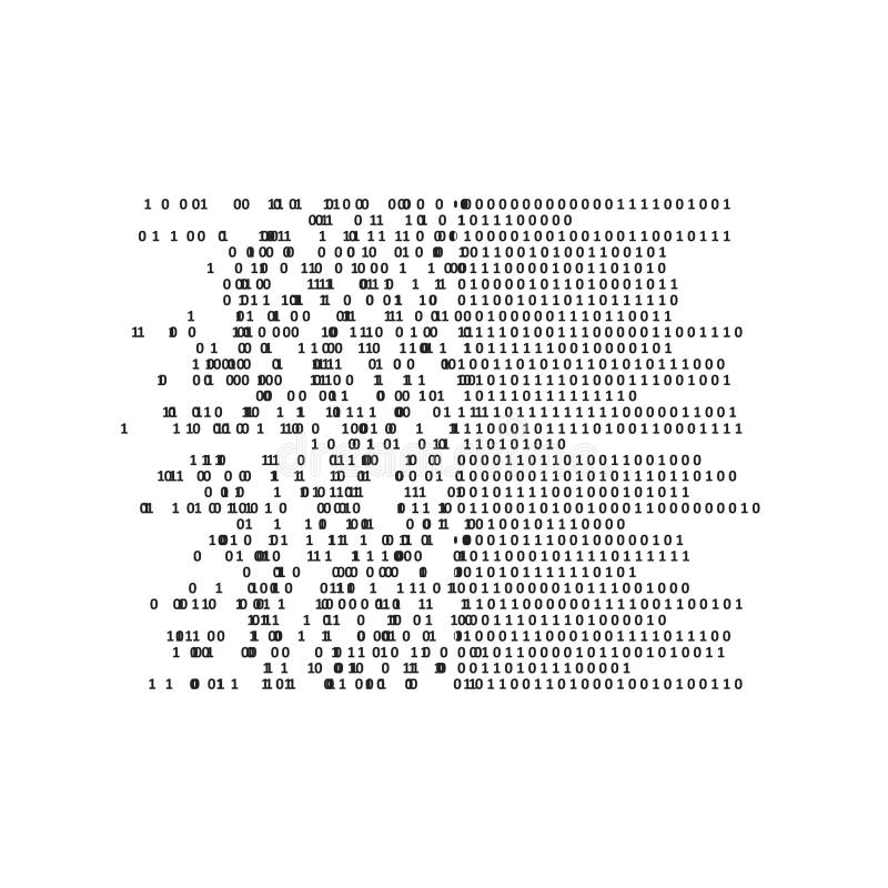 Artificial intelligence and machine learning. Abstract digital code visualization. Big data code representation. Stream of encoded data.
