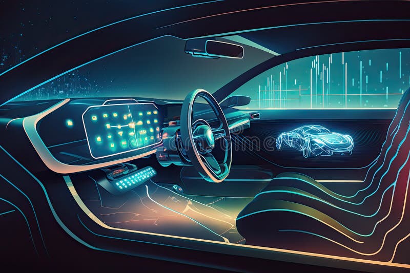 Artificial Intelligence Manages Transport. Technological Car without a