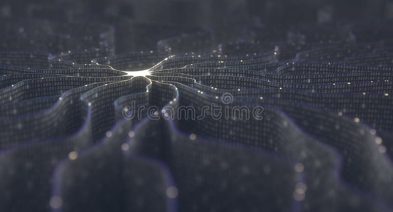 Artificial Intelligence Neural Network stock photos