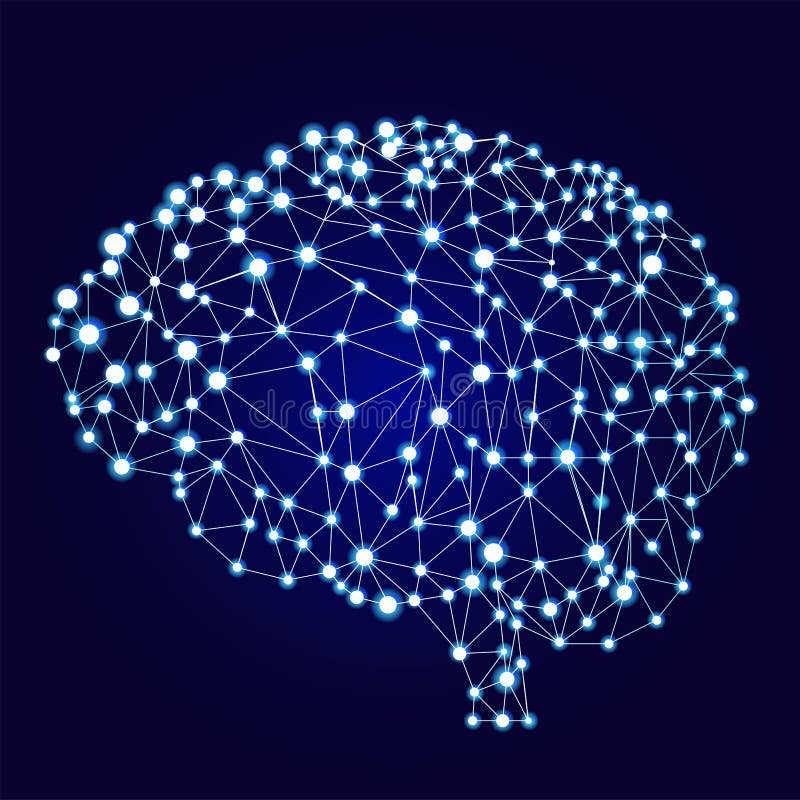 Artificial neural networks banner. A form of connectionism ANNs. Computing systems inspired by the biological brain networks royalty free illustration Artificial neural networks banner. A form of connectionism ANNs. Computing systems inspired by the biological brain networks royalty free illustration