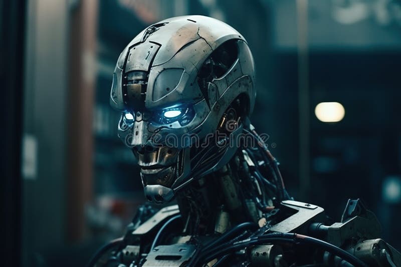Artificiell intelligens. begrepp för framtida tekniktrender. nätverksstrukturbakgrund. maskininlärning. data royaltyfri illustrationer
